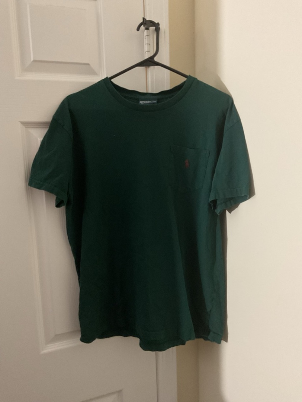 Ralph Lauren Dark Green Short-Sleeve Pocket Tee